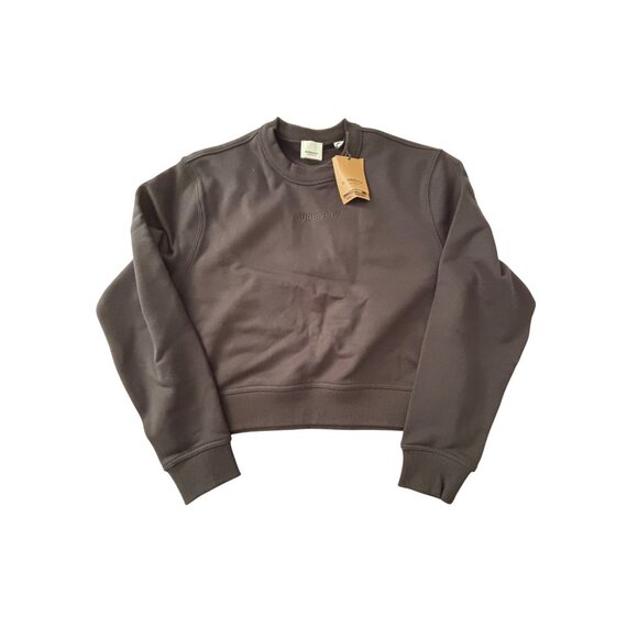 Burberry Womens Medium Black Crewneck Sweatshirt With Tags - Picture 1 of 8